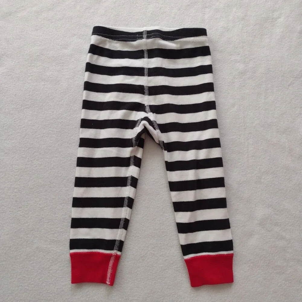 Hanna Andersson Disney Pajama Set 2T Mickey Mouse Organic Cotton Long Johns - Picture 6 of 9